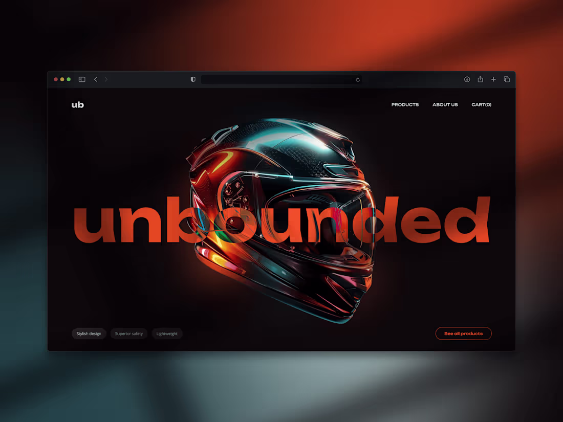 Cover image for Moto E-commerce Hero Section