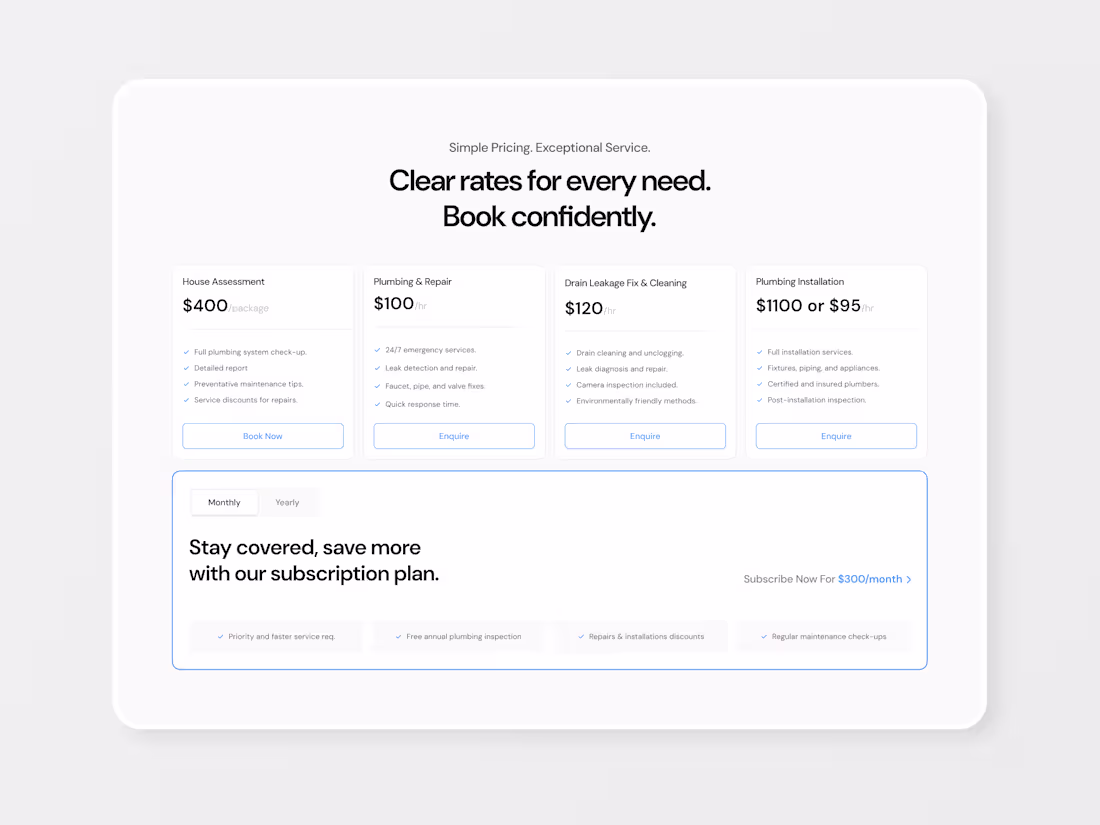Cover image for Haast Solution - Pricing Section UI UX Design