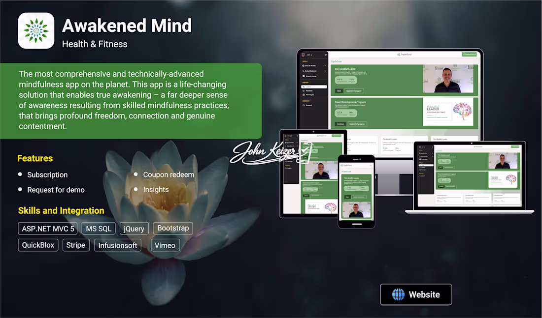 Cover image for Awakened Mind - ASP.NET (https://ASP.NET)