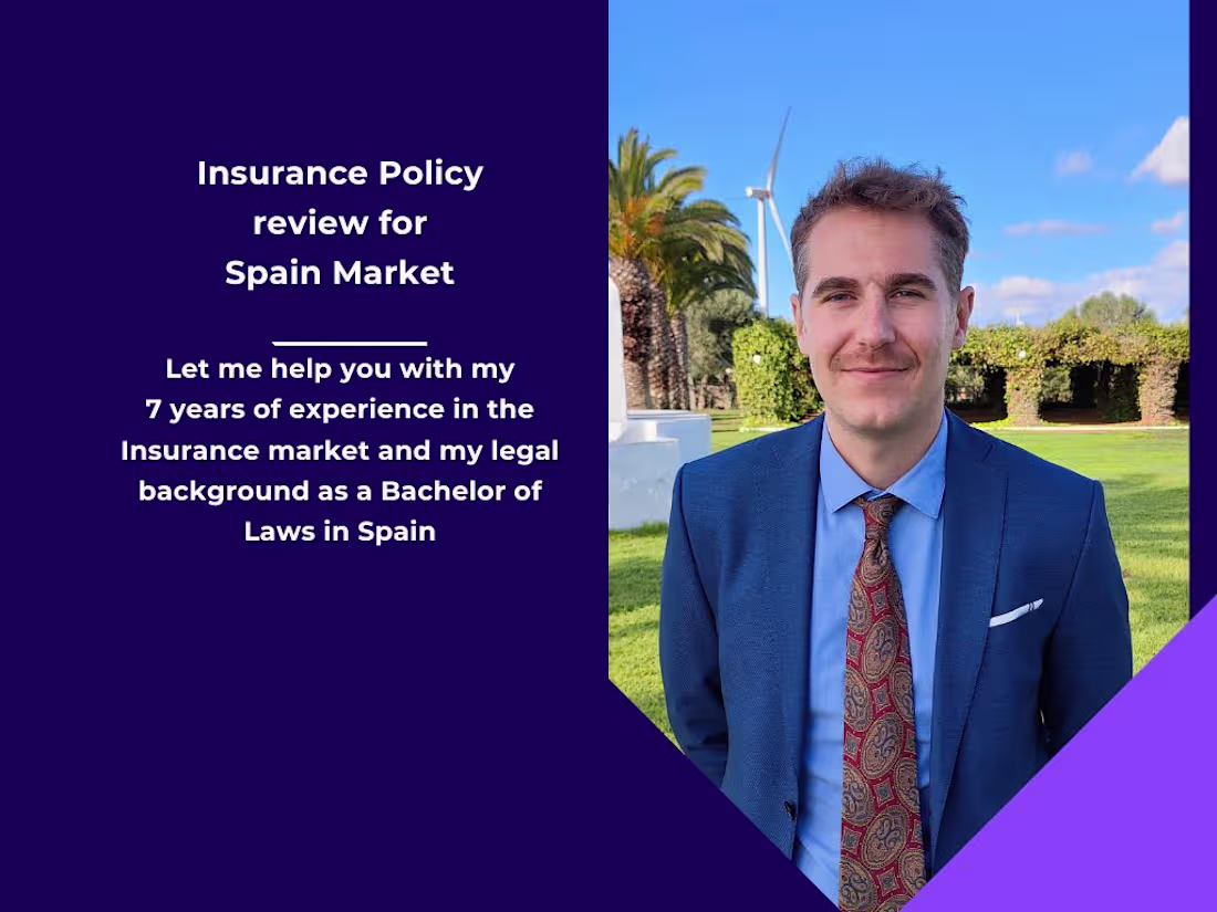 Cover image for Insurance Advisor in Spain