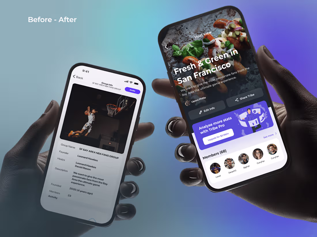 Cover image for How I Redesigned the Lyft's Co-Founder new Startup: Tribe Chat