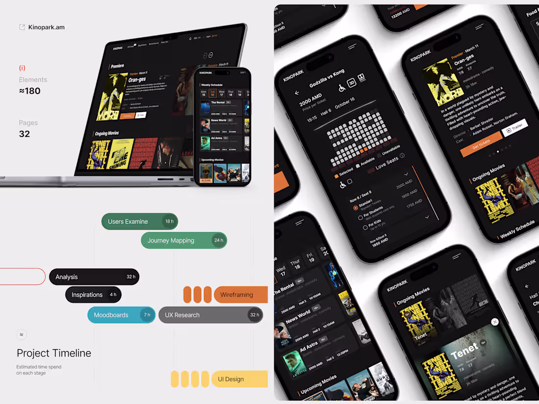 Cover image for Cinema web portal