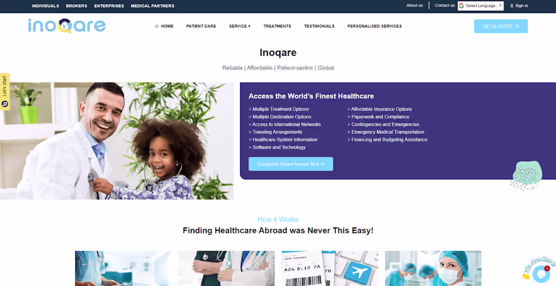 Cover image for Inoqare is a premier healthcare service offering seamless ac...