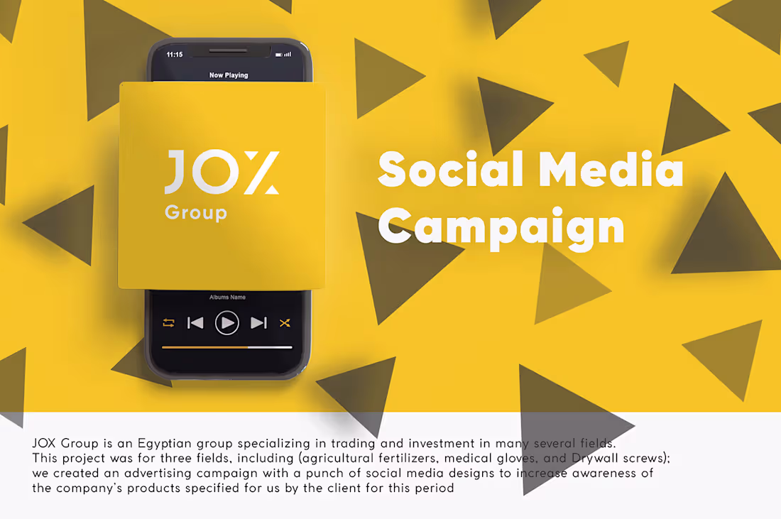Cover image for JOX Company Social Media Campaign