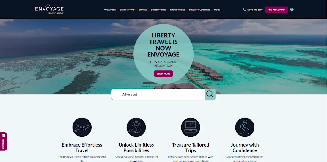 Cover image for Replit + Manual Coding | Envoyage Travel Agency App