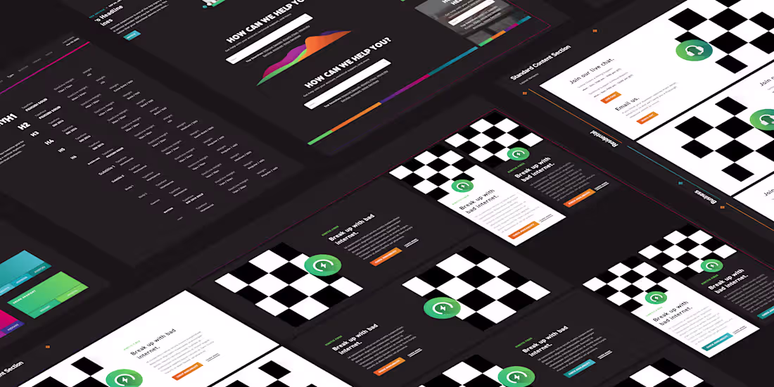 Cover image for Design System for a Multi-sector Telecommunications Company