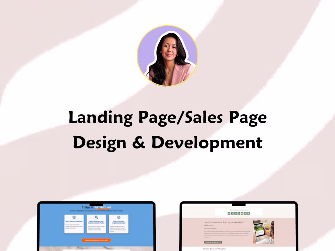 Cover image for Landing Page Design / Sales Page Design & Development
