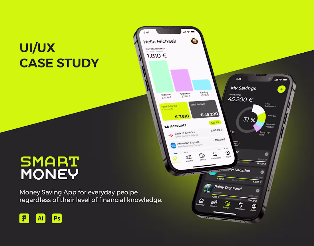 Cover image for SmartMoney - Money Saving App