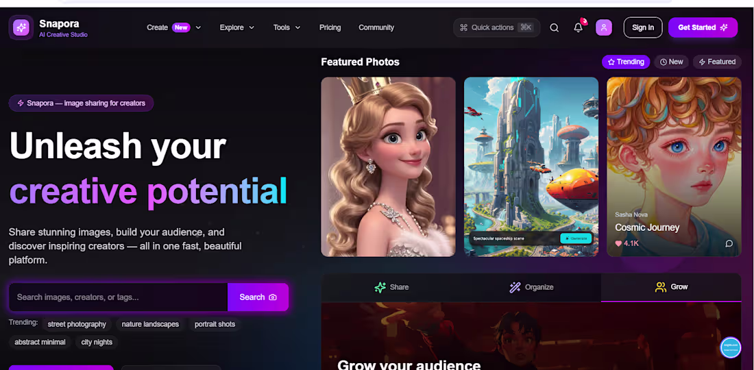Cover image for 
Executed a full-stack image sharing