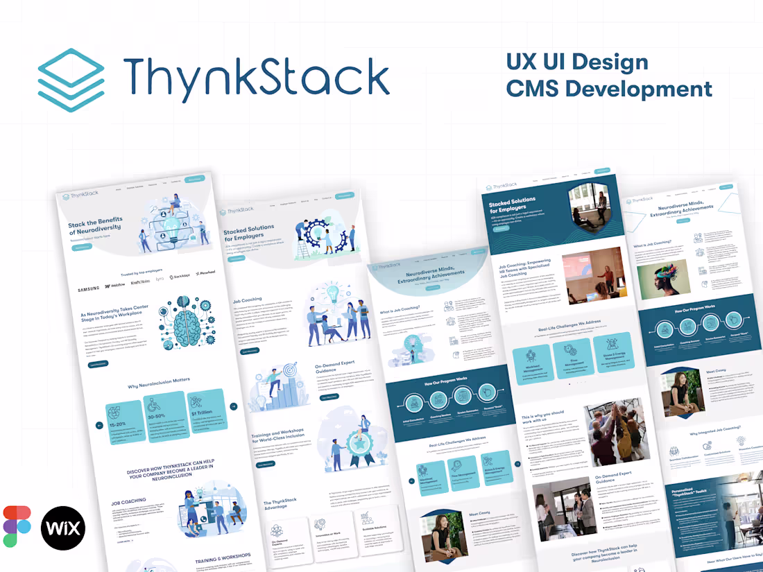 Cover image for Consultant Website UX/UI Design & WIX CMS Development