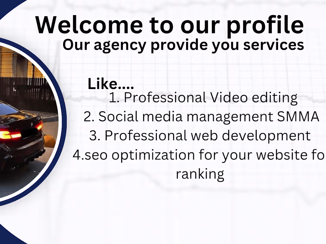 Cover image for Transform Your Vision: Expert Video Editing & Web Development"**