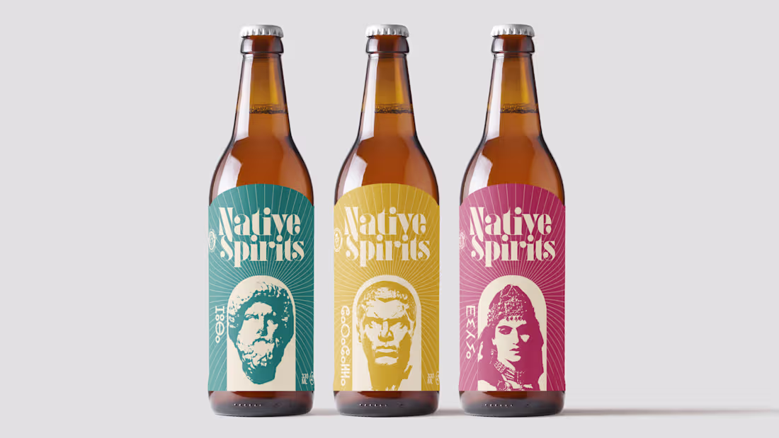 Cover image for Native Spirits — Packaging design