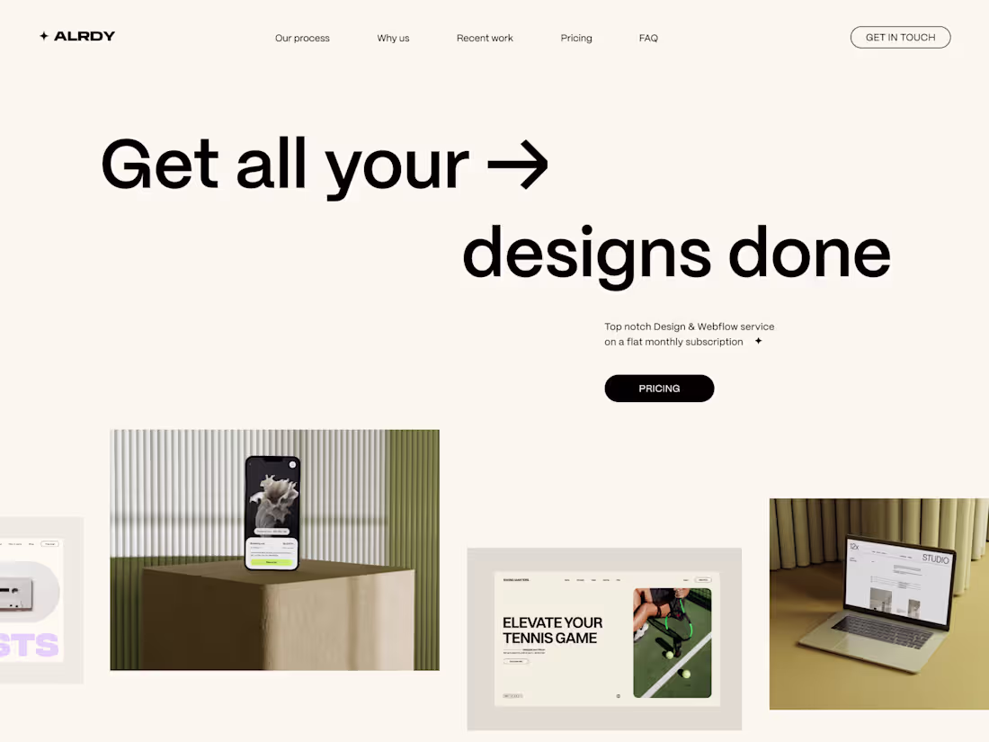 Cover image for Alrdy - Agency Website