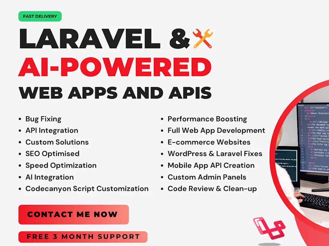 Cover image for Custom Laravel Web Apps: Modern, Scalable & User-Friendly