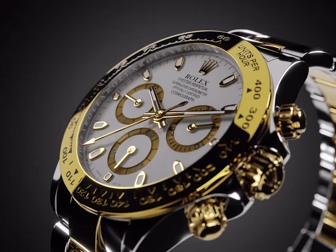 Cover image for Realistic 3D Render of Luxury Watch