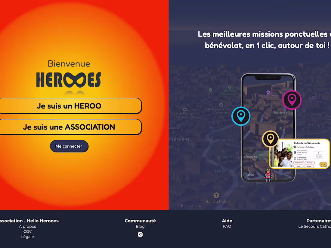 Cover image for HEROOES – Find volunteer opportunities near you