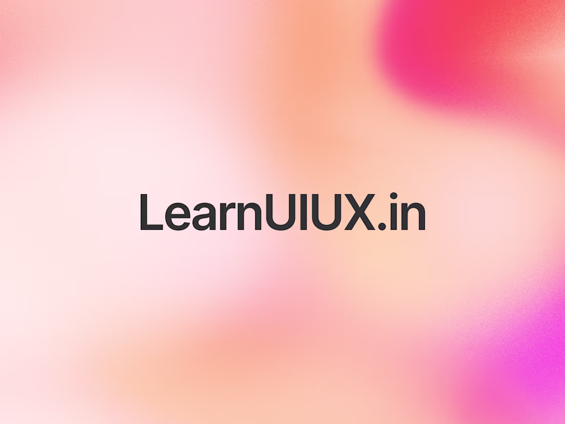 Cover image for Learn UI UX