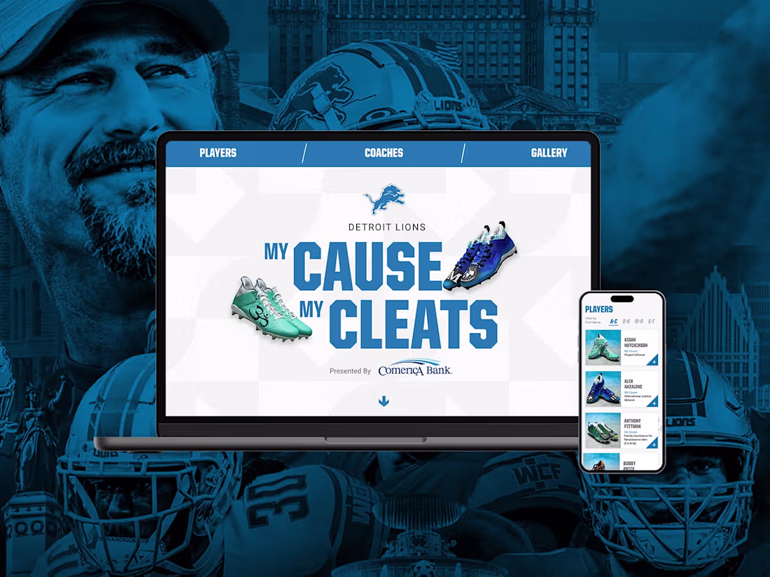 Cover image for My Cause My Cleats Interactive Experience