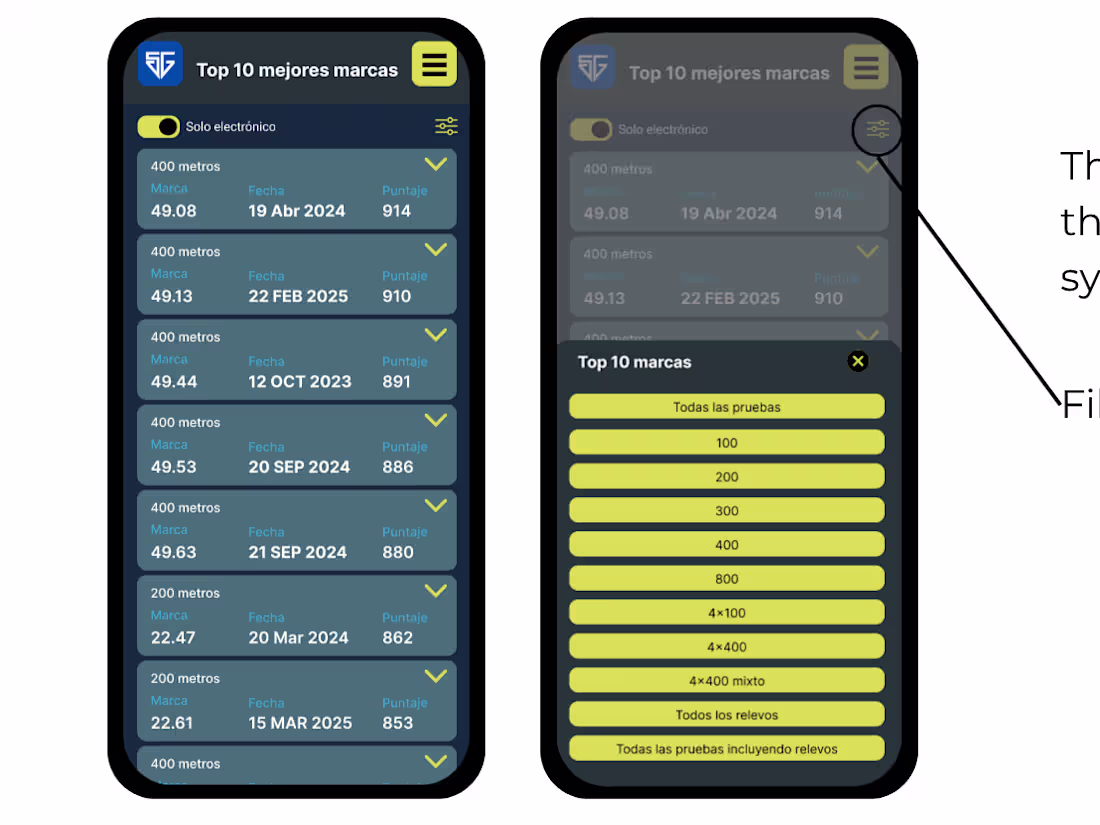 Cover image for UX/UI Personal track & field
