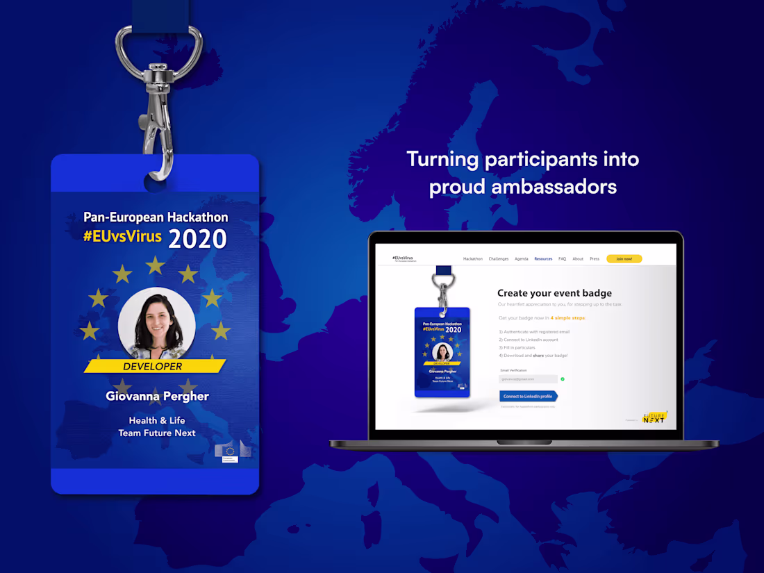 Cover image for Case Study: Virtual Badge for the European Commission