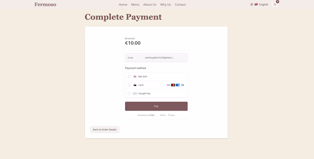 Cover image for Integrated secure payments using Stripe