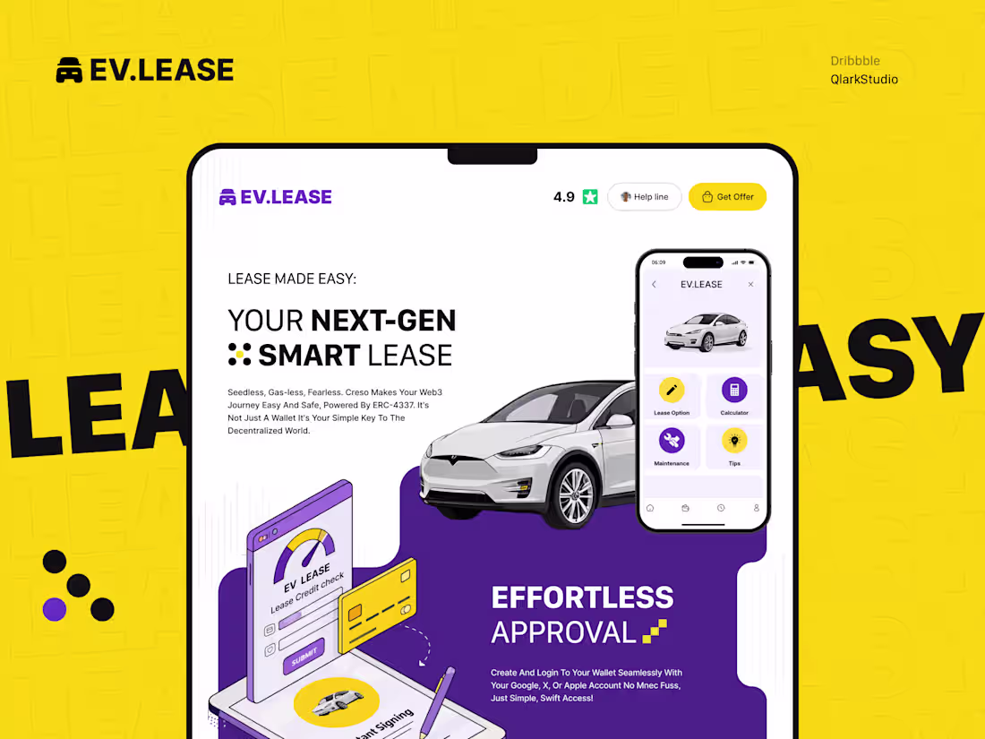 Cover image for EV Lease — Next-Gen Smart EV Leasing Platform