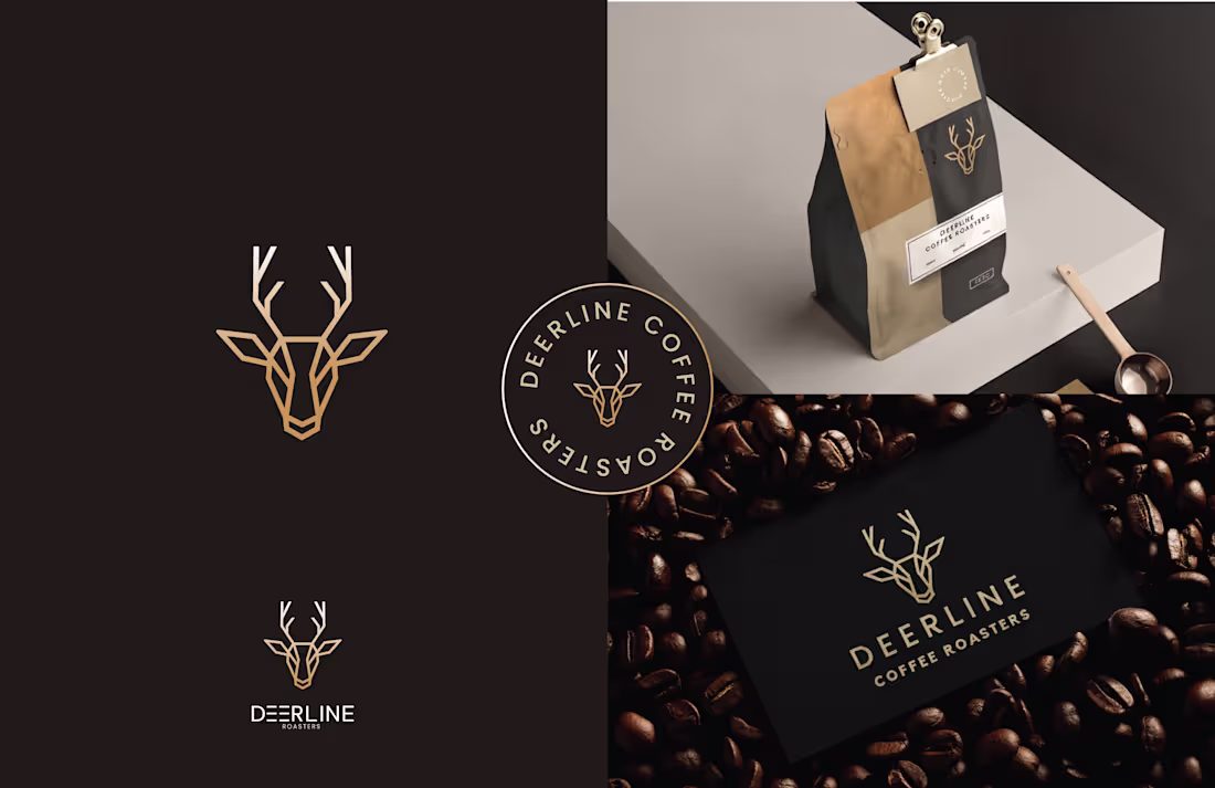 Cover image for Custom Coffee & Café Logo and Complete Brand Identity Design