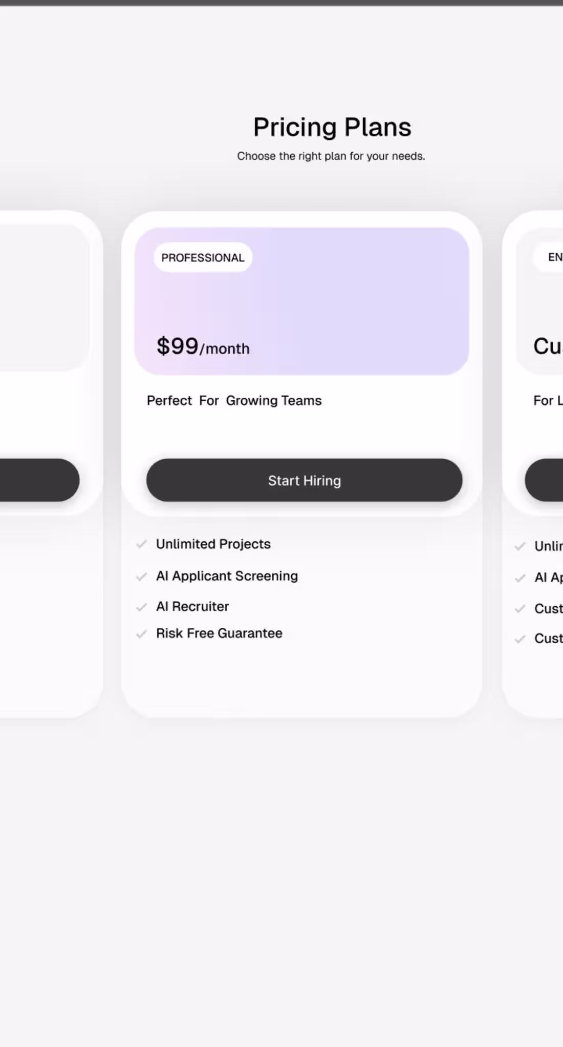 Cover image for Designed these Pricing plan for a website do you think this ...
