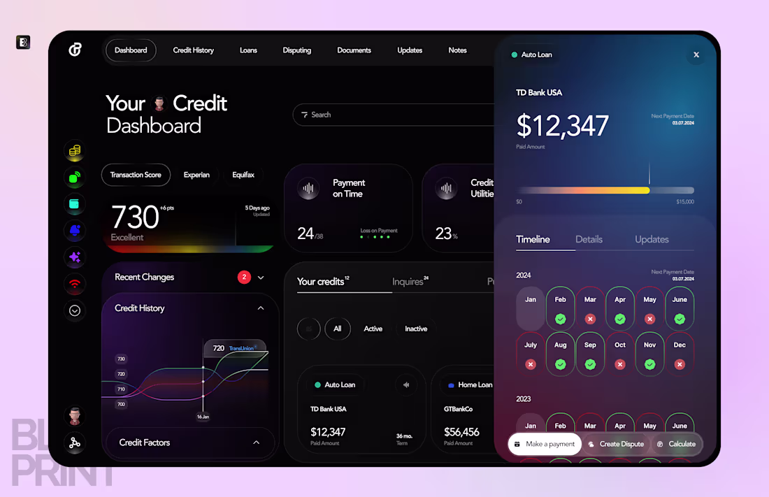Cover image for BluePrint Credit – Smart Financial Management