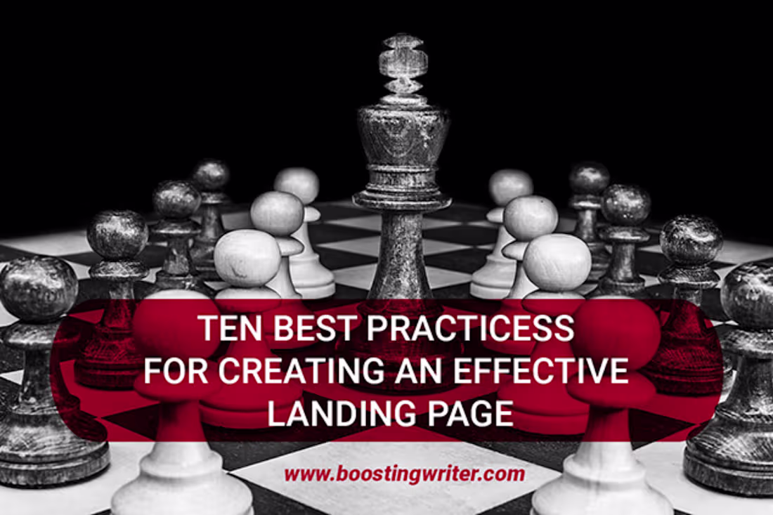 Cover image for 10 BEST PRACTICES FOR CREATING AN EFFECTIVE LANDING PAGE