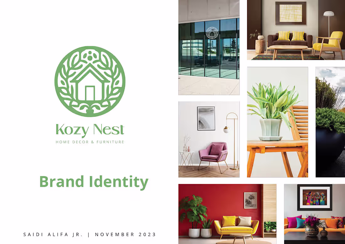 Cover image for Kozy Nest | Brand Identity on Behance