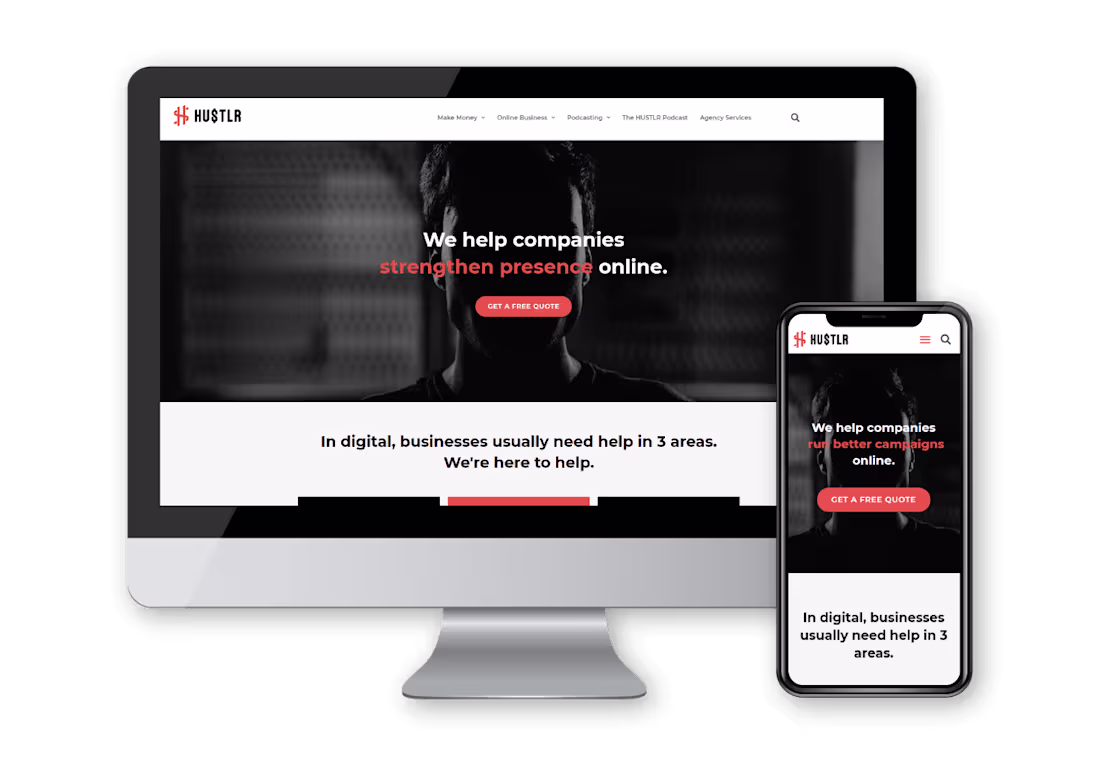 Cover image for Web Design | HUSTLR