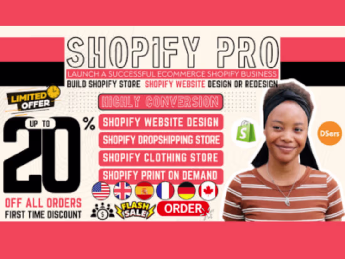 Cover image for design redesign launch successful clothing dropshipping store