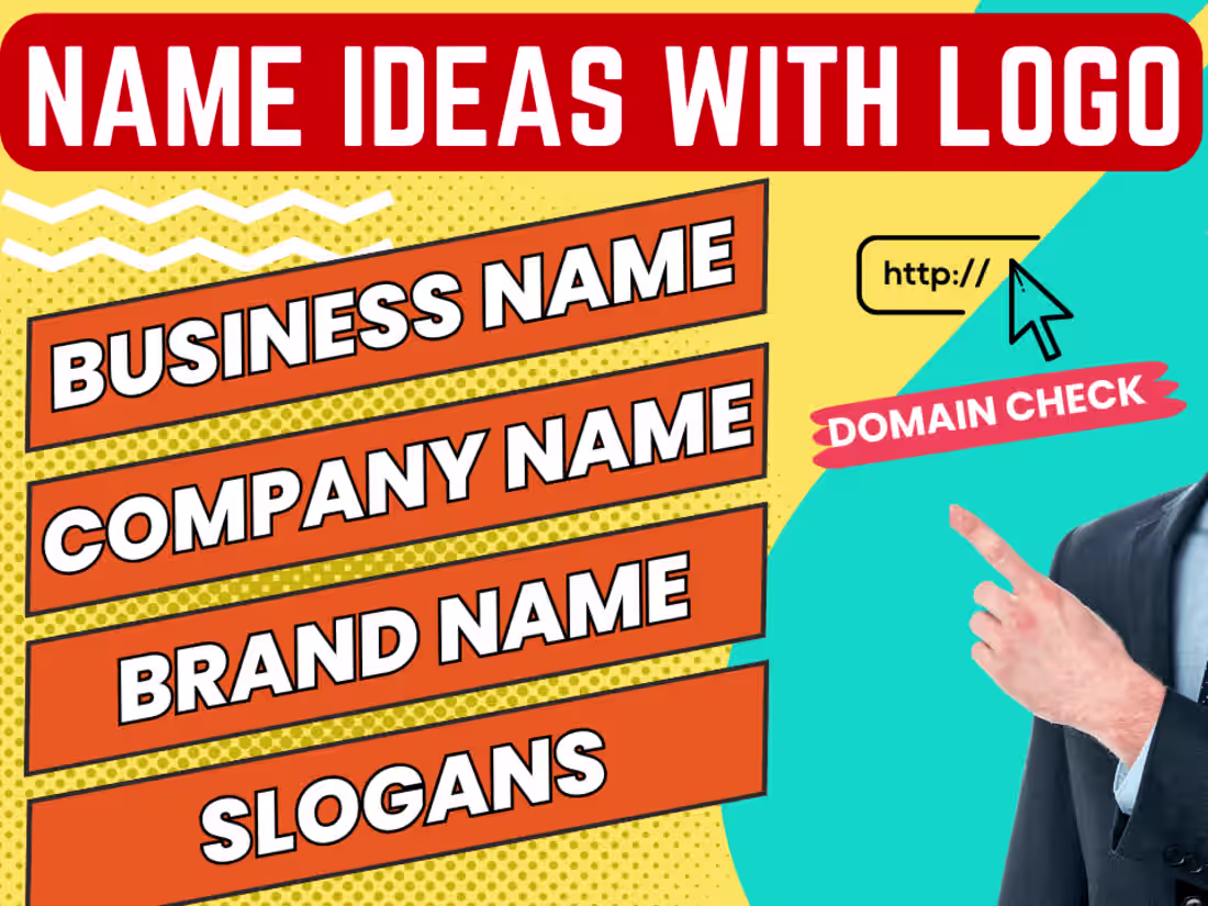 Cover image for elevate your business with unique name, brand, and logo ideas.