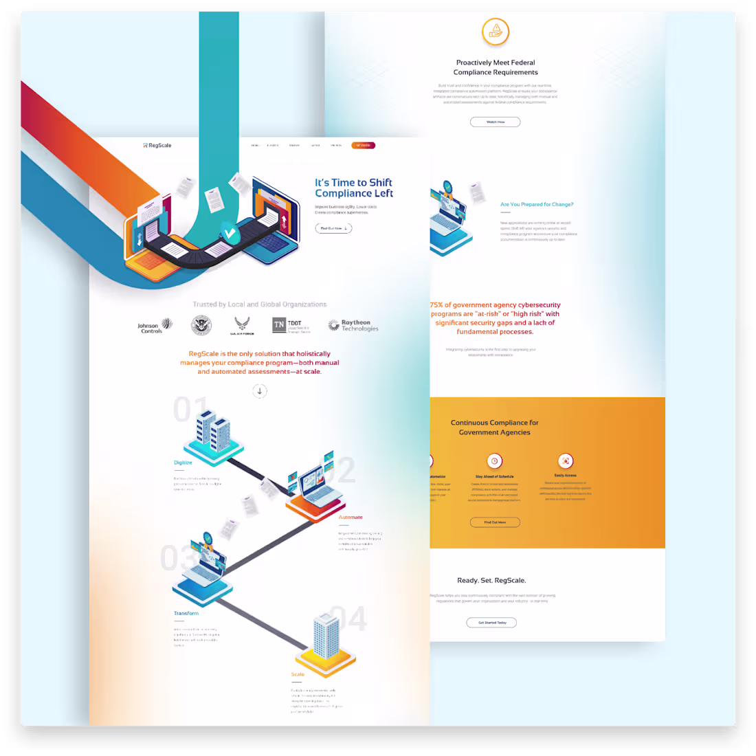 Cover image for RegScale SaaS Web Design