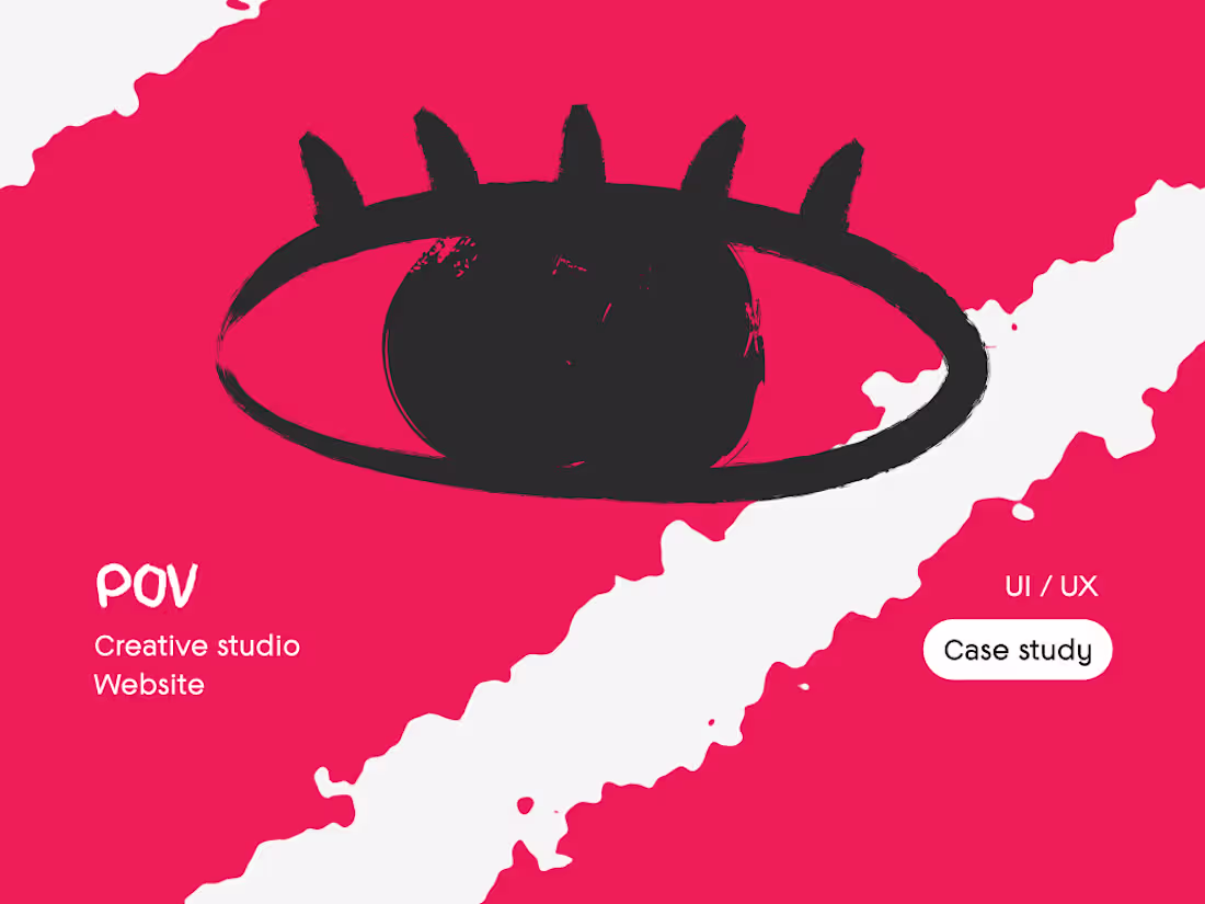 Cover image for POV Creative Studio Website | UI/UX Design