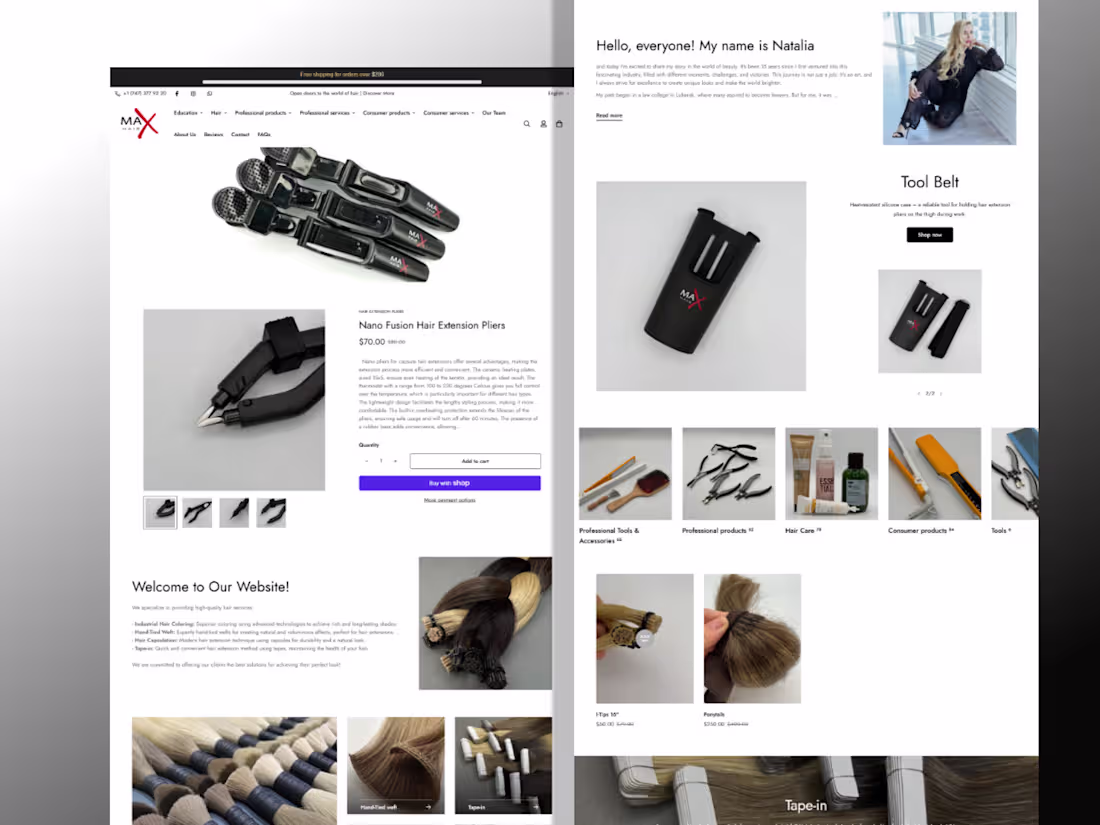 Cover image for Exclusive Liquid Product Page Design