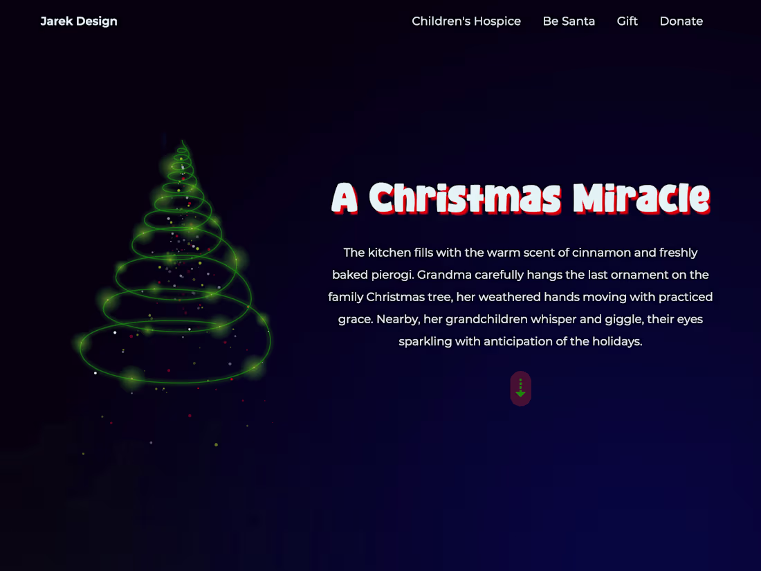 Cover image for Xmas website for charity
