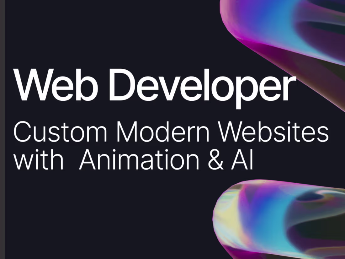 Cover image for Front-End Developer with Modern Tech Stack & AI integration