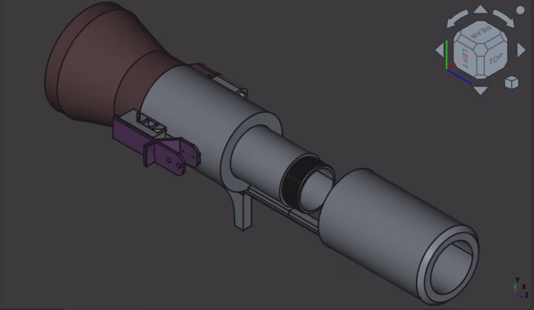 Cover image for Cosplay prop, 3d rocket launcher