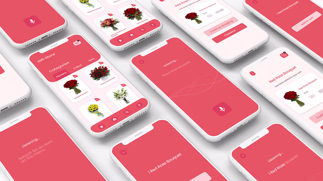 Cover image for Voice Control App on Behance