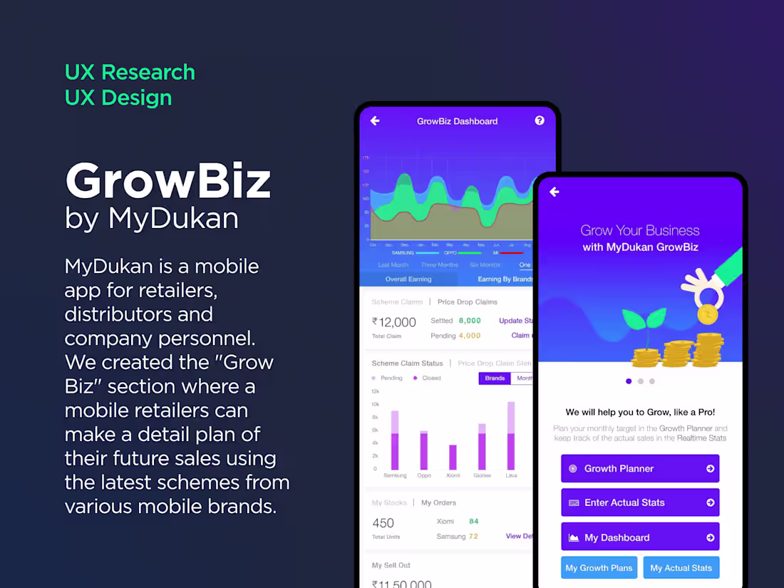 Cover image for GrowBiz by MyDukan UX Design