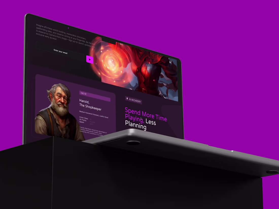 Cover image for Gamescribe - Unleashing the Power of AI in D&D