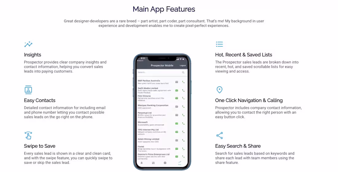 Cover image for Prospector Mobile App