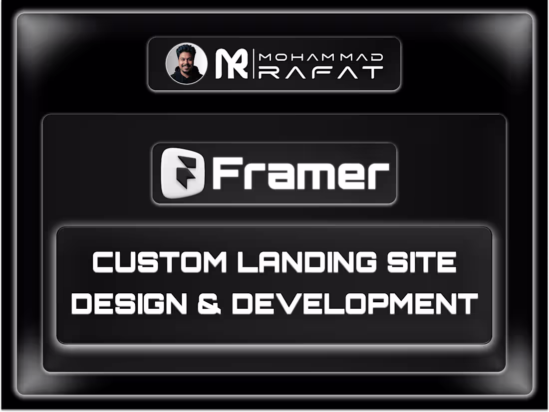 Cover image for Custom Landing Site Design & Development
