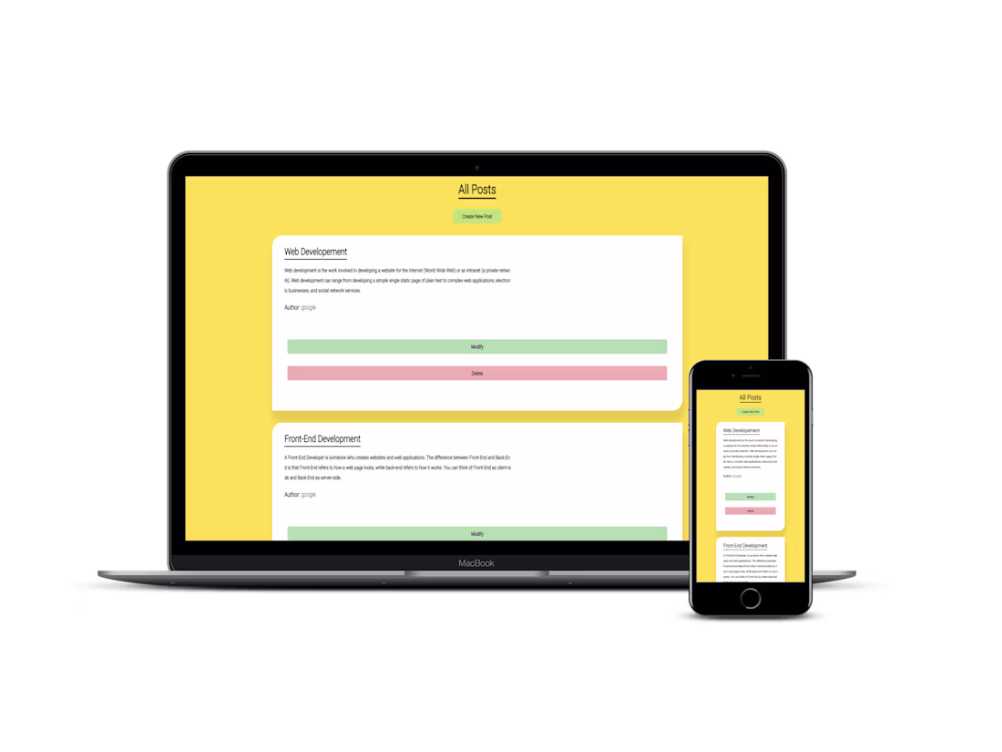 Cover image for React Blog App