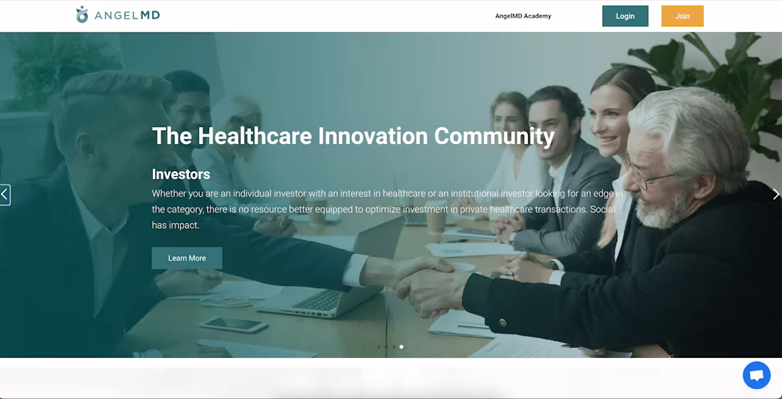 Cover image for AngelMD: LinkedIn for doctors