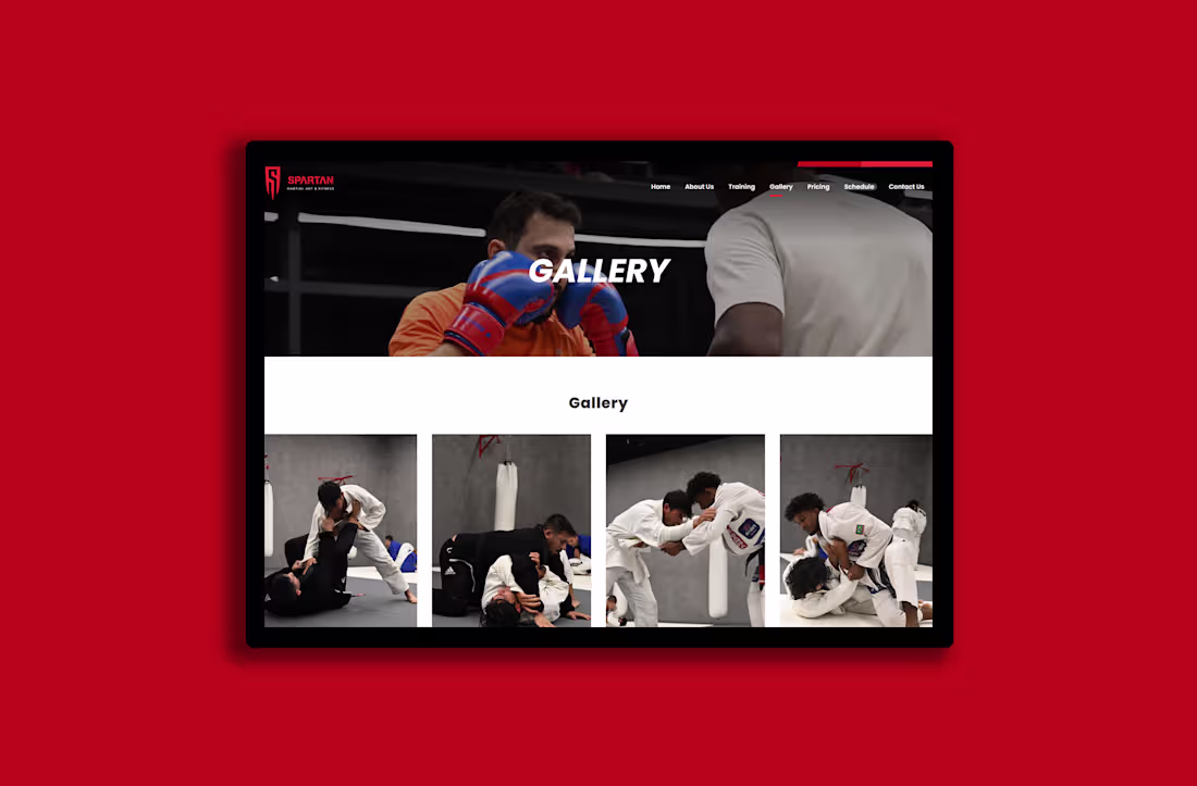 Cover image for Spartan Fitness - Website