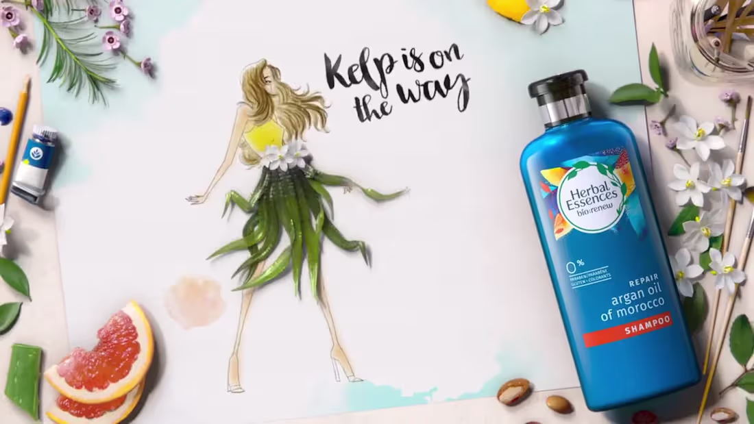 Cover image for New Herbal Essences bio-renew draws from nature on Vimeo
