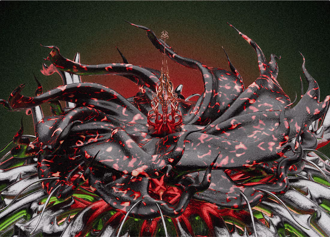 Cover image for Elysium : 3D abstract album art design